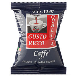 100 Capsule RICCO Caffè Gattopardo To.Da Compatibili Lavazza Point