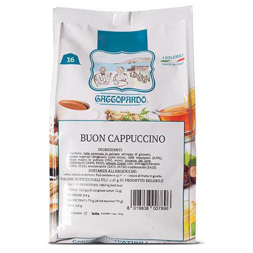 128 Capsule Cappuccino Gattopardo ToDa Compatibili Dolce Gusto Nescafe
