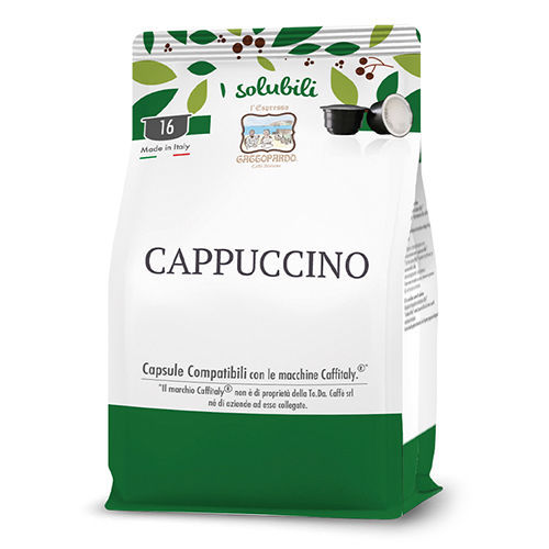 128 Capsule Cappuccino Caffè Gattopardo To.Da Compatibili Caffitaly