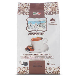 16 Capsule CIOCCOLATA Gattopardo To.Da Compatibili Nescafé Dolce Gusto