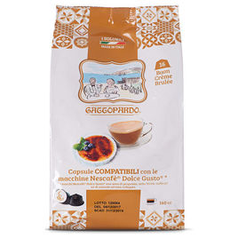 16 Capsule CREME BRULEE Gattopardo To.Da Compatibili Nescafé Dolce Gusto